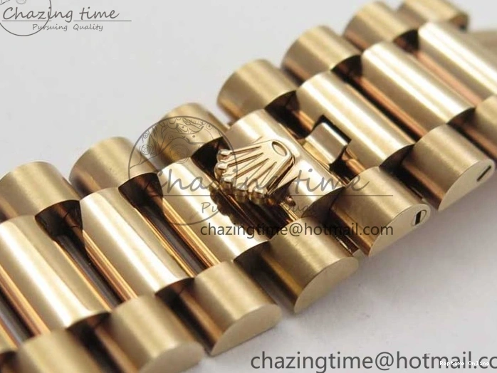 0409 Day-Date 40mm 228239 BP New Dial Version 904 RG T Crystal Markers RG Dial on RG President Bracelet A Popular 2834